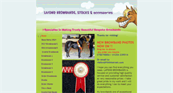 Desktop Screenshot of lafondbrowbands.co.uk